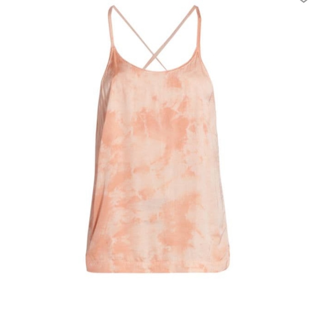 NWT Raquel Allegra women’s Sienna Tie Dye Sleeveless Top size 1 (S) in apricot